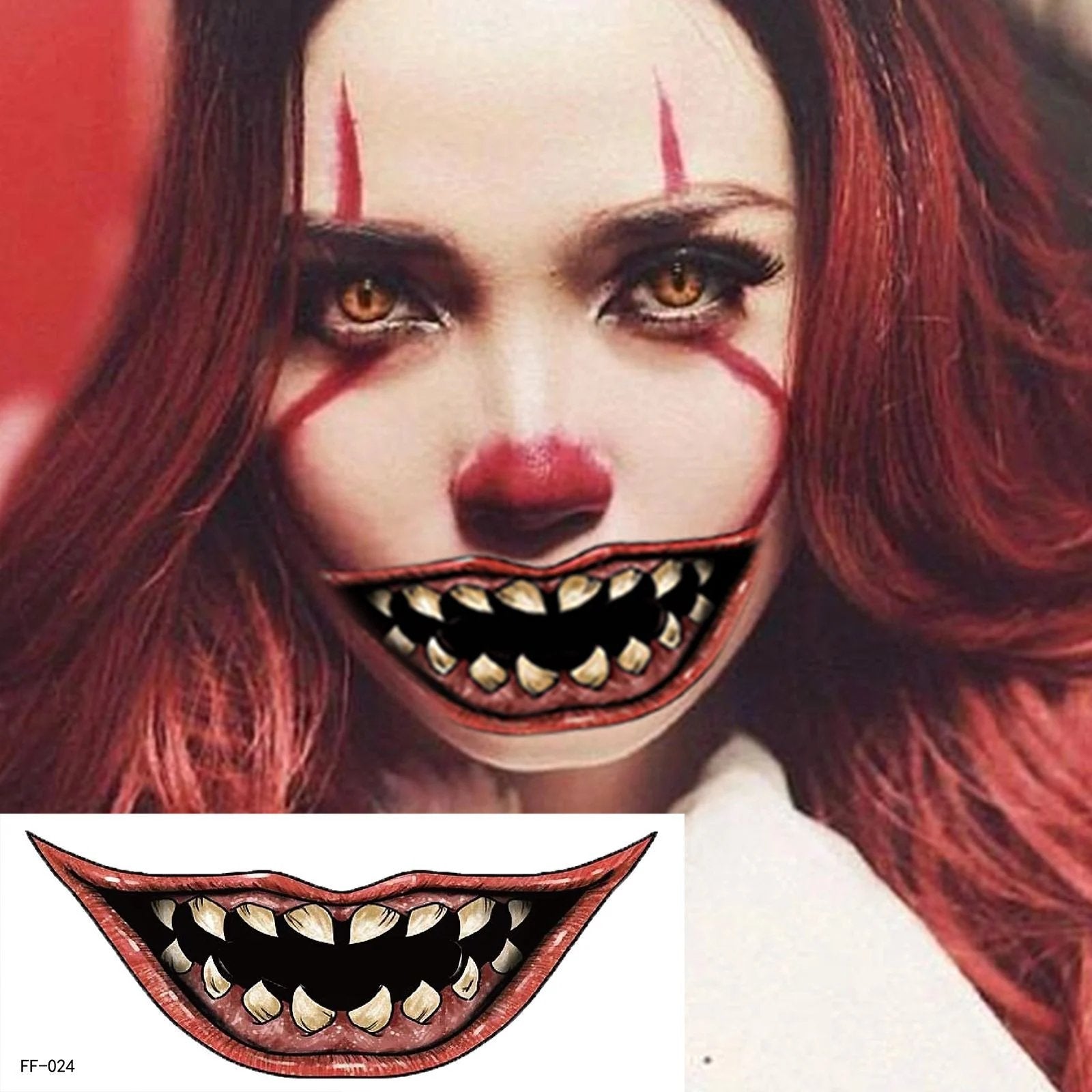 Halloween Prank Makeup Temporary Tattoo😈Realistic & Easy To Remove