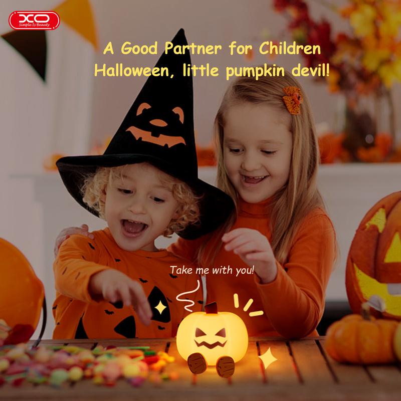 🎃 Light Up Your Halloween✨ Ultimate Pumpkin Night Light - For Cozy, Festive Atmosphere All Night Long!